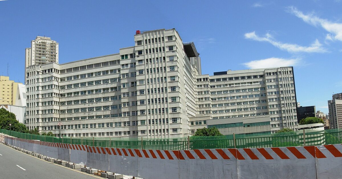 Fachada da BP — Beneficência Portuguesa de São Paulo