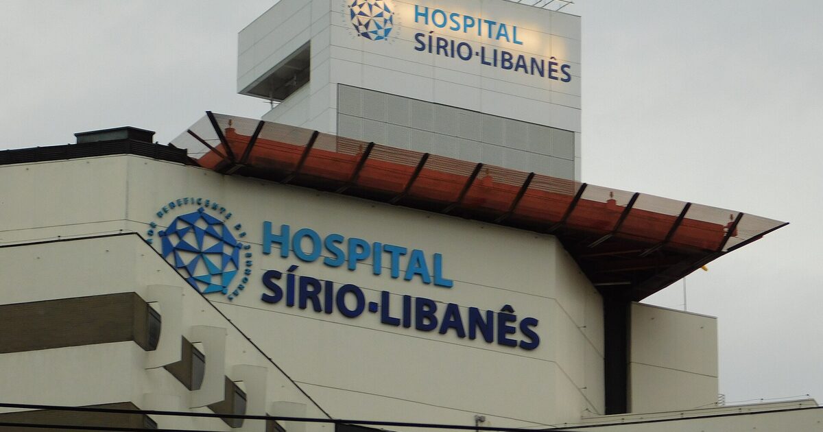 Fachada do Hospital Sírio-Libanês, unidade Bela Vista, em São Paulo